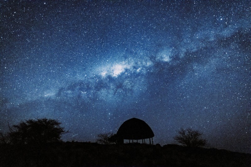 Milky Way over the Temple on Boscia